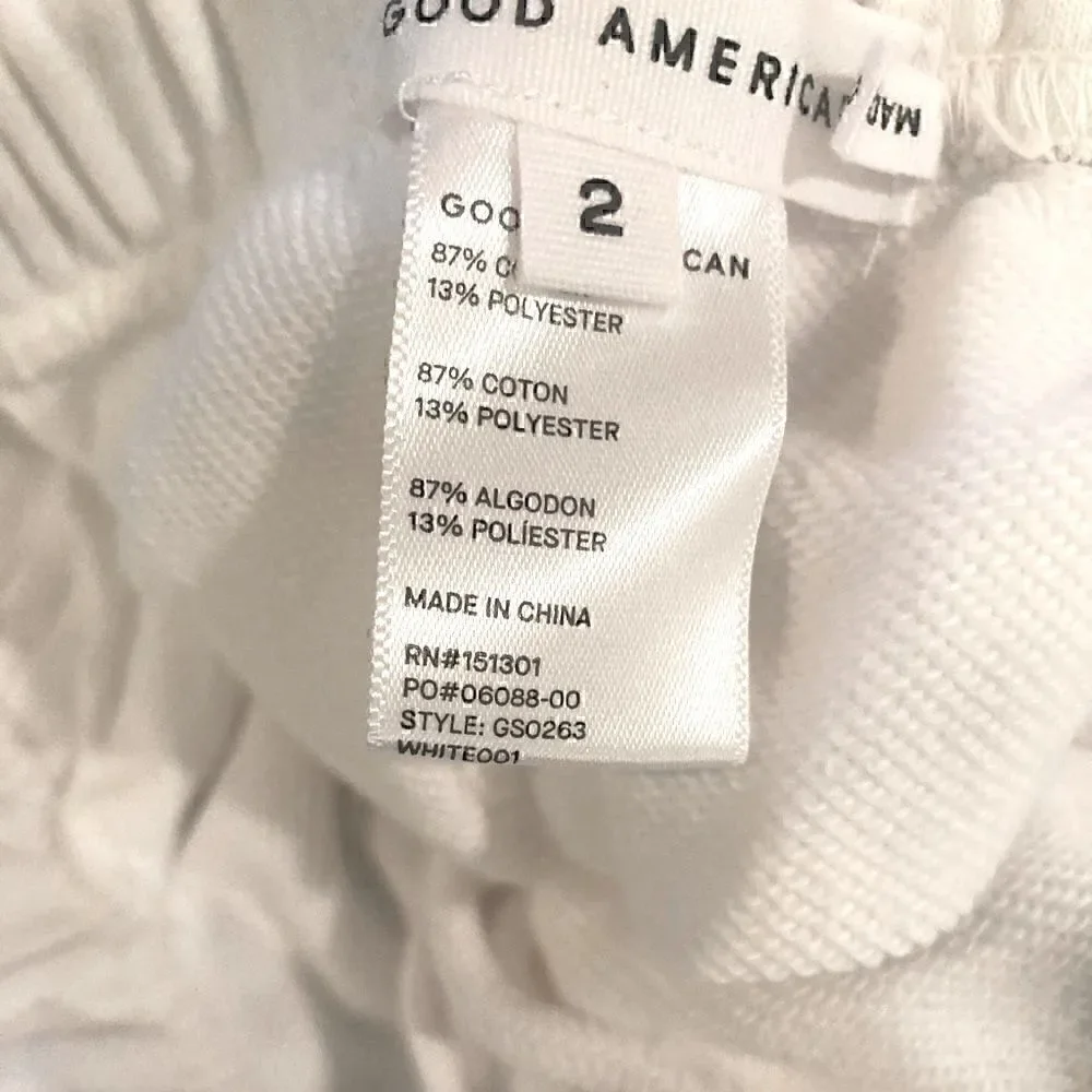 NWT Good American Oversized Terry Shorts Size 2 (M)